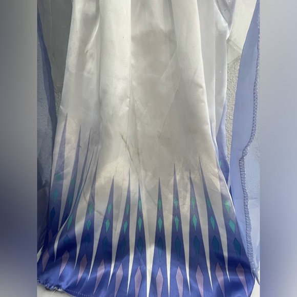 Disney Frozen Elsa the snow queen costume and matching shoes 4-6X - Picture 9 of 9